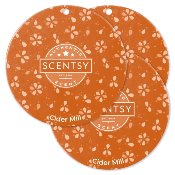 Cider Mill Scentsy Scent Circle 3 Pack Bundle