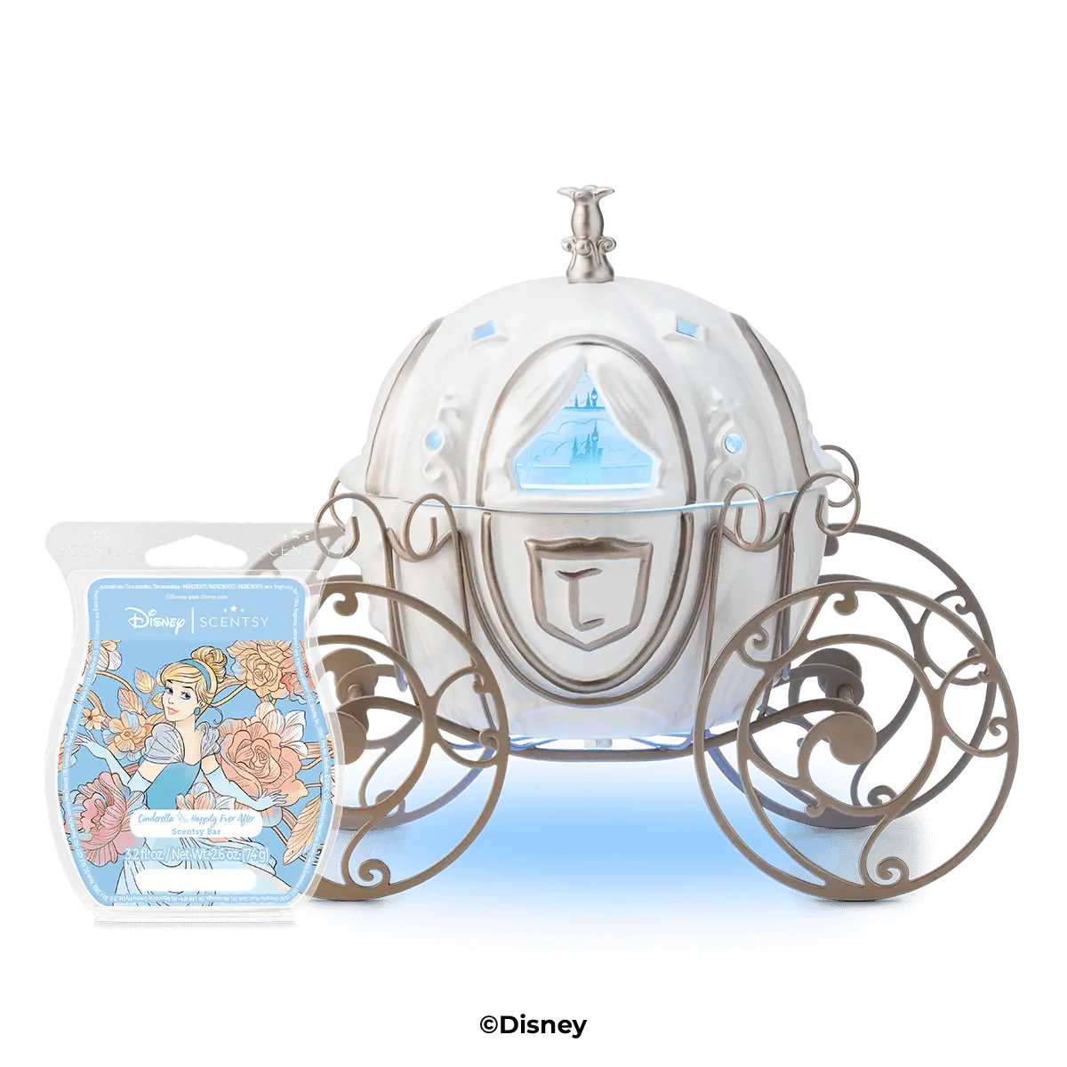 Cinderella Royal Carriage Scentsy Warmer  + Bar | Disney Cinderella 75th Anniversary