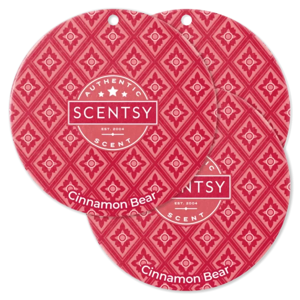 Cinnamon Bear Scentsy Scent Circle 3 Pack Bundle