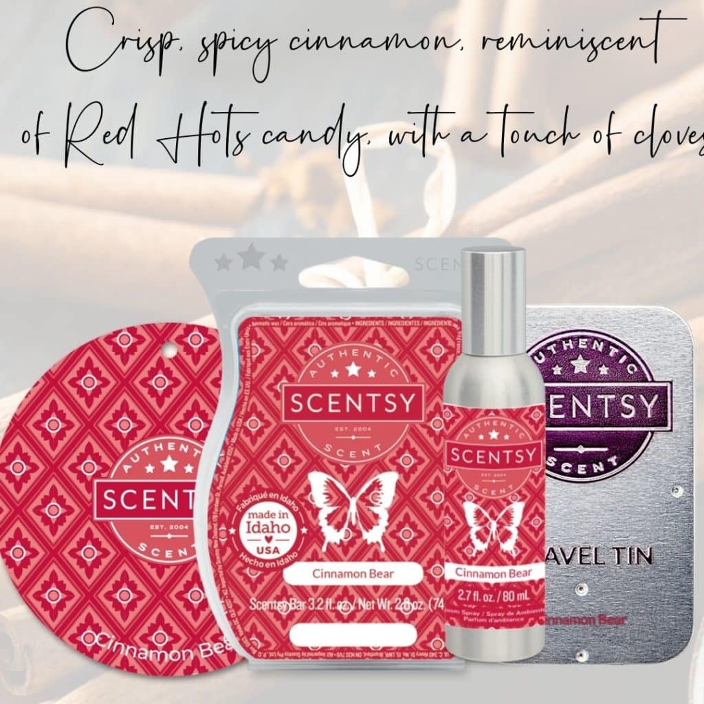 Cinnamon Bear Scentsy Bar Fall 2024 Catalog