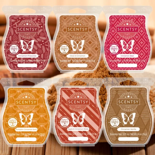 Cinnamon Spice Delight 6 Scentsy Bar Bundle