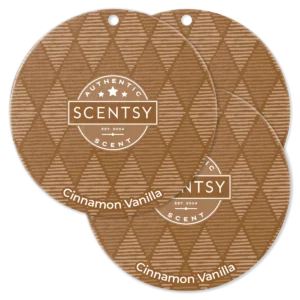 Cinnamon Vanilla Scentsy Scent Circle 3 Pack Bundle