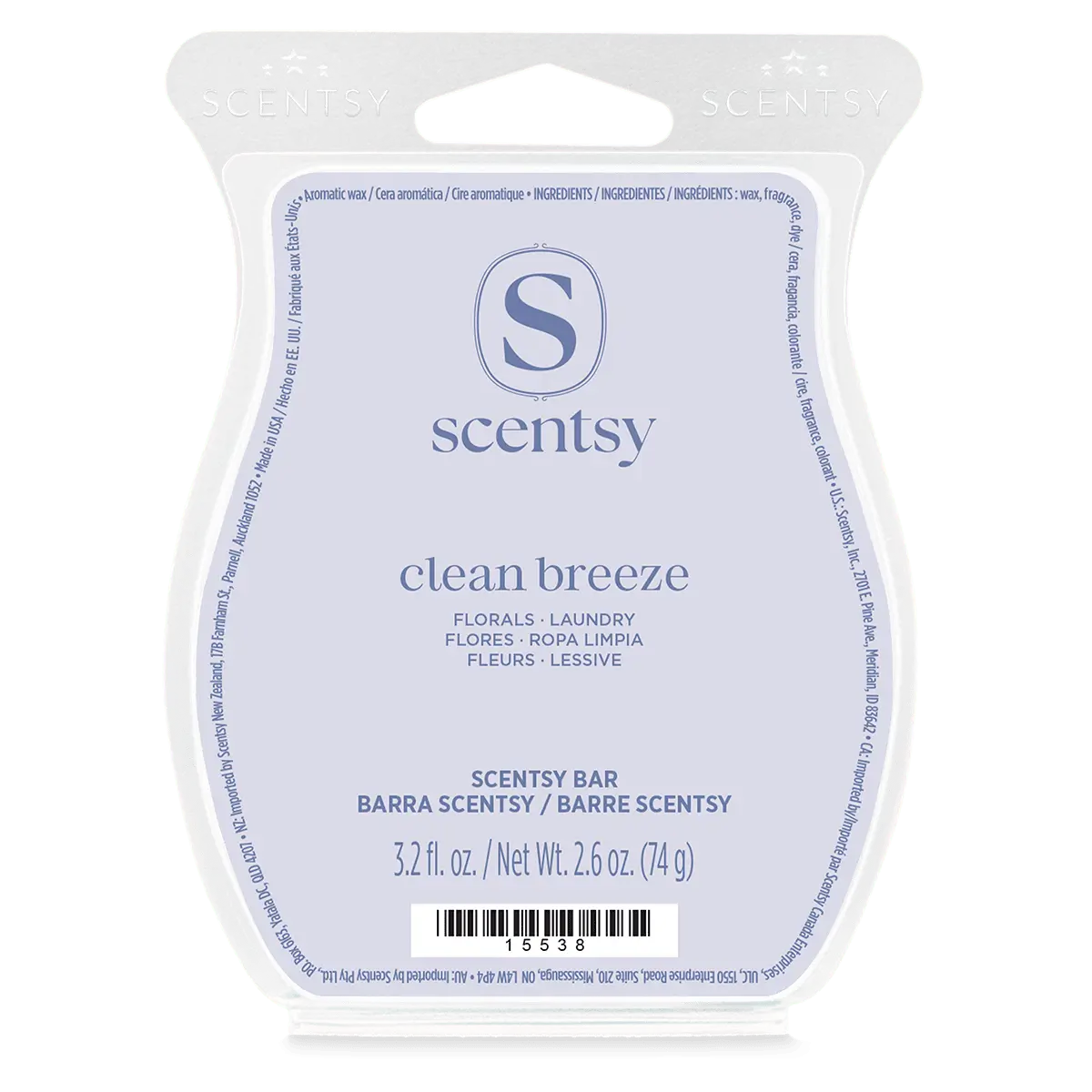 Clean Breeze Scentsy Bar Clean Breeze Scentsy Wax Bar