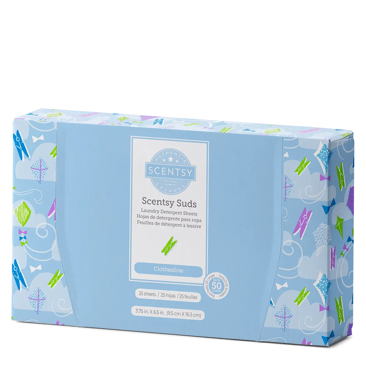 Clothesline Scentsy Suds Laundry Detergent Sheets