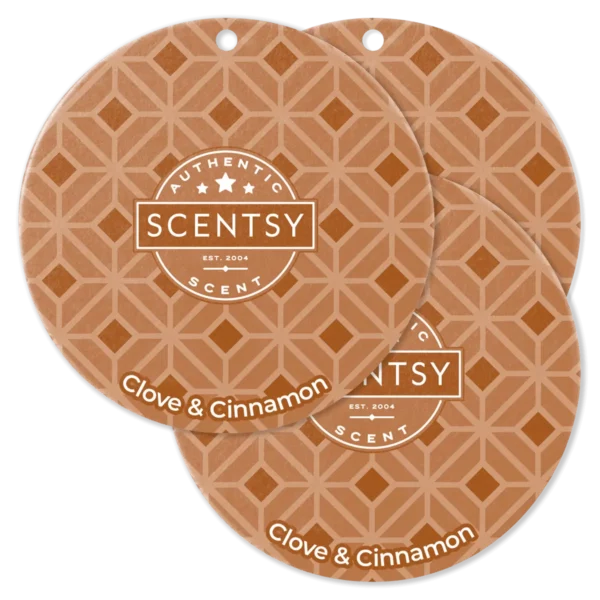 Clove & Cinnamon Scentsy Scent Circle 3 Pack Bundle