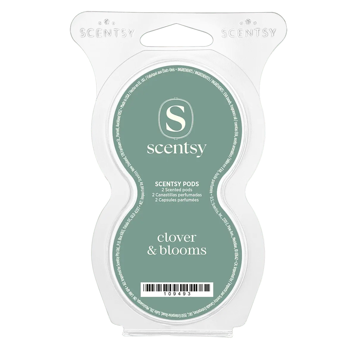 Clover &Amp; Blooms Scentsy Pod Twin Pack (1) Clover & Blooms Scentsy Pods - March 2026