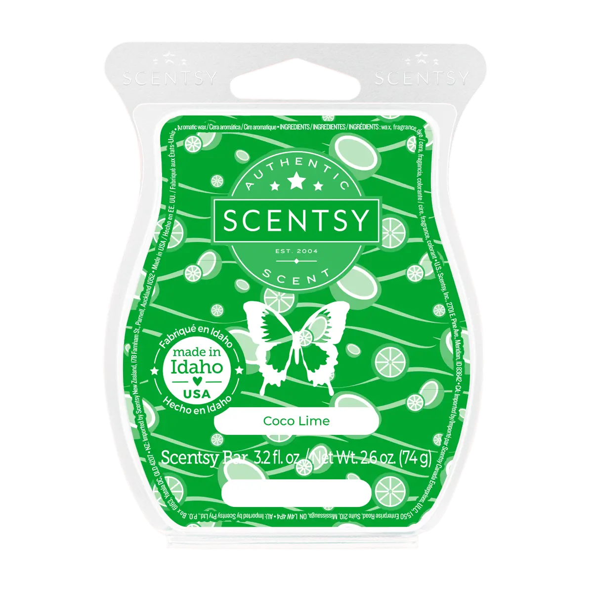 Coco Lime Scentsy Bar