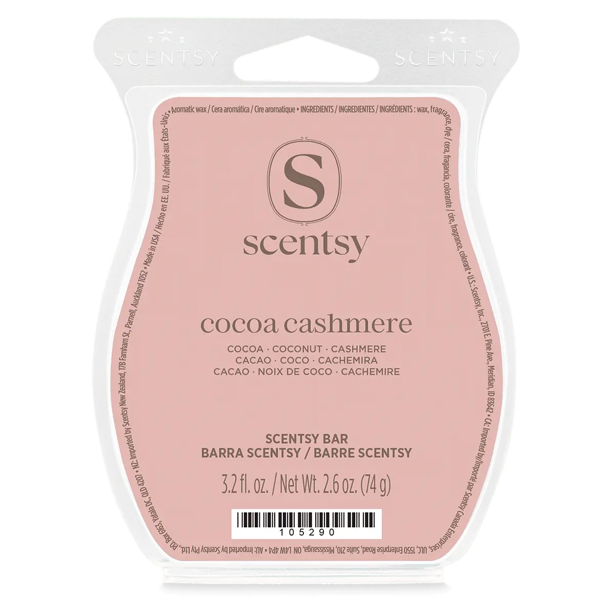 Cocoa Cashmere Scentsy Bar (1) Cocoa Cashmere Scentsy Wax Bar