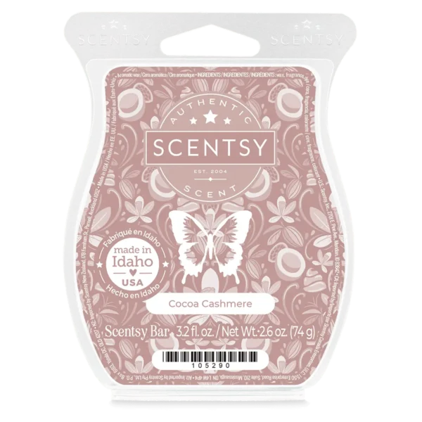 Cocoa Cashmere Scentsy Wax Bar | November 2025