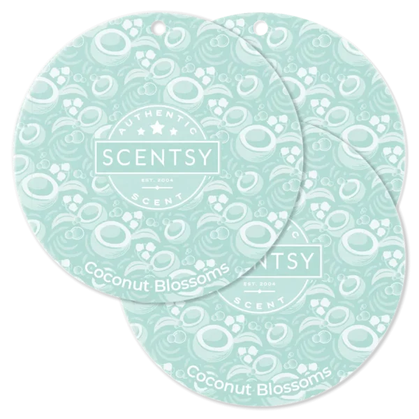 Coconut Blossoms Scentsy Scent Circle 3 Pack |  May 2025