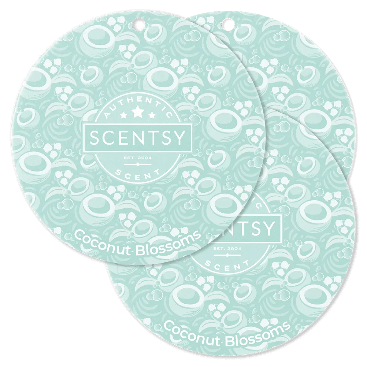Coconut Blossoms Scentsy Scent Circle 3 Pack |  May 2025