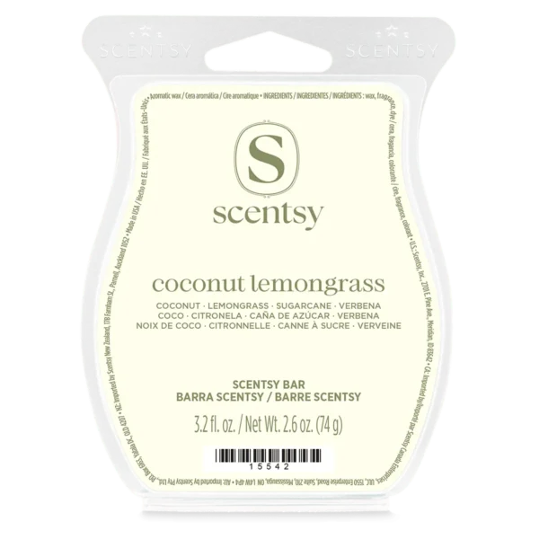 Coconut Lemongrass Scentsy Wax Bar