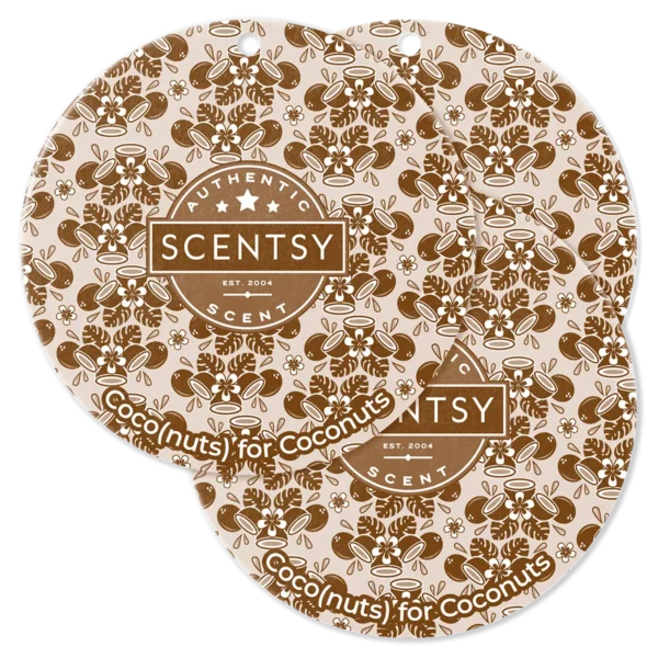Coco(nuts) for Coconuts Scentsy Scent Circle 3 Pack