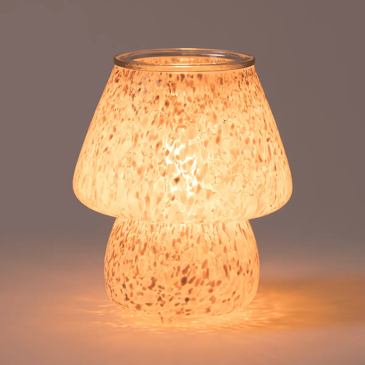 Confetti Glow - Taupe Warmer - Dark Room Confetti Glow Lamp Taupe Scentsy Warmer - 2026 Catalog