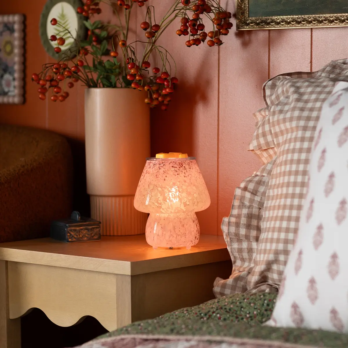 Confetti Glow Lamp Taupe Scentsy Warmer - 2026 Catalog