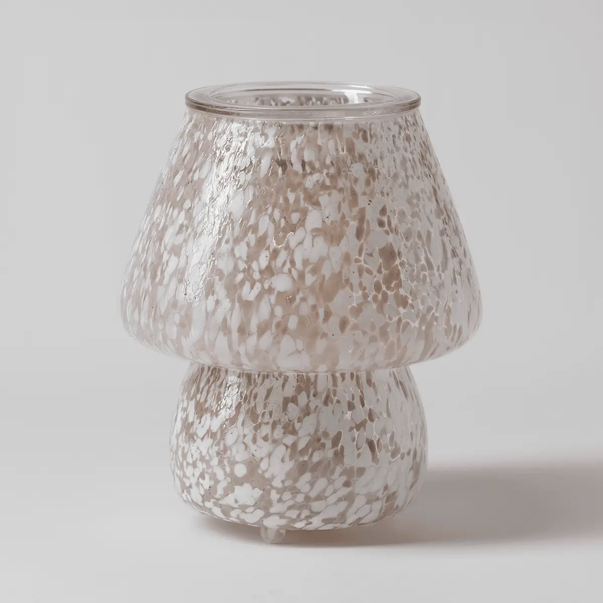Confetti Glow - Taupe Warmer - Unlit 2 Confetti Glow Lamp Taupe Scentsy Warmer - 2026 Catalog