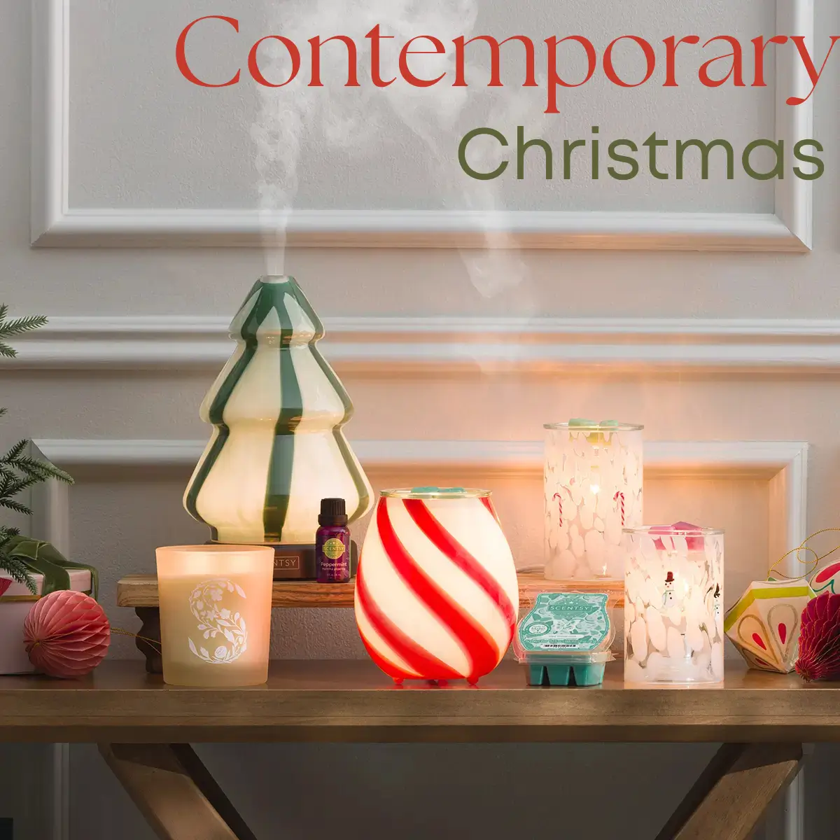 Scentsy 2025 Contemporary Christmas Holiday Collection: Shop 11/3