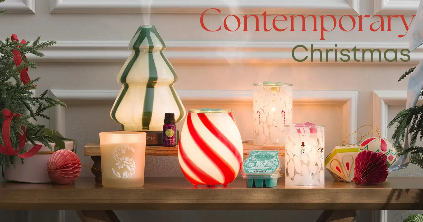 Scentsy 2025 Contemporary Christmas Holiday Collection: Shop 11/3