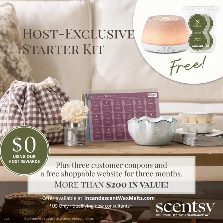 Scentsy Host Starter Kit - Join as a Consultant for $0 Out of Pocket (U.S. Only)