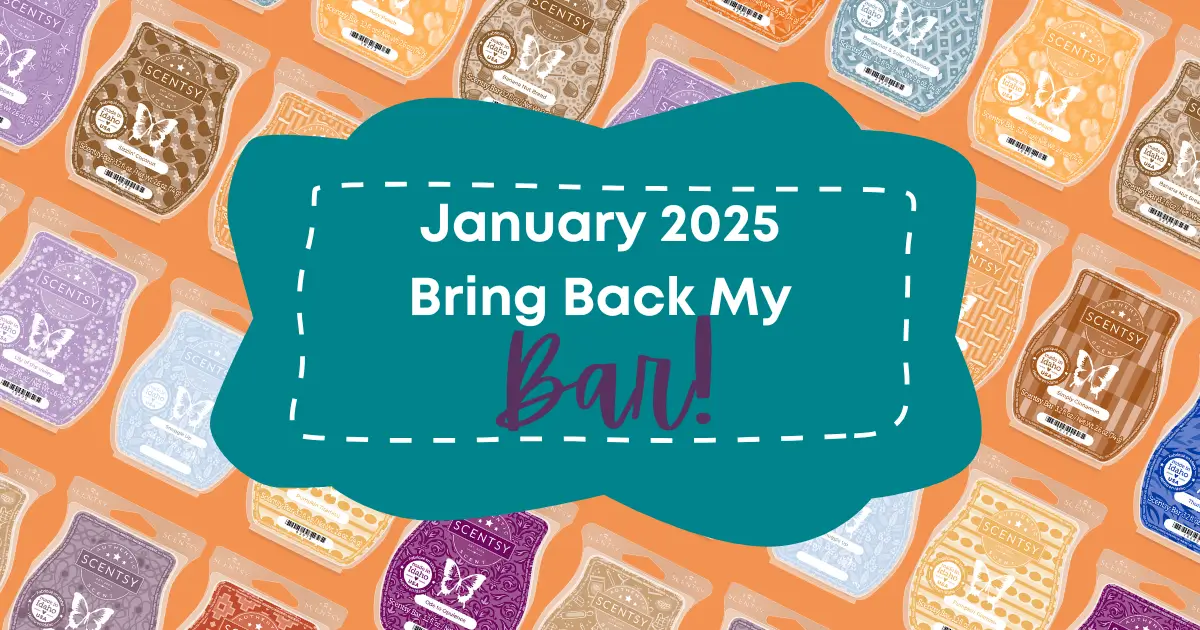 Scentsy Bring Back my Bar Winners January 2025