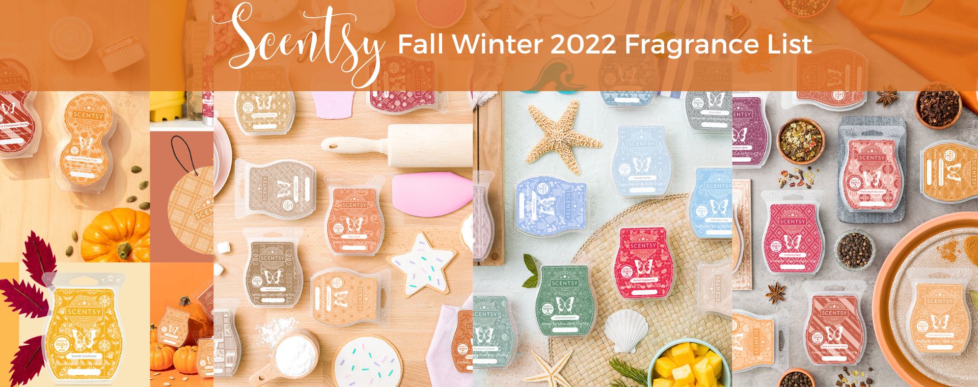 SCENTSY 2022 FRAGRANCE LIST FALL