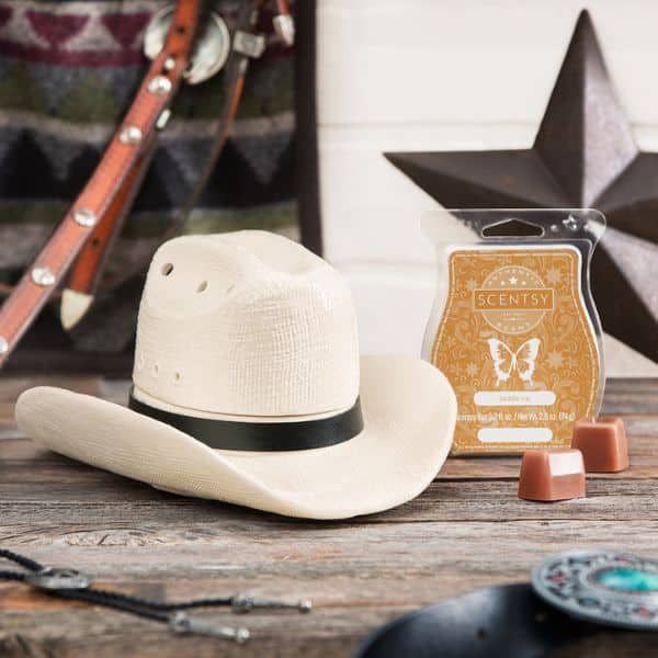 Country Born Cowboy Hat Scentsy Warmer Bundle