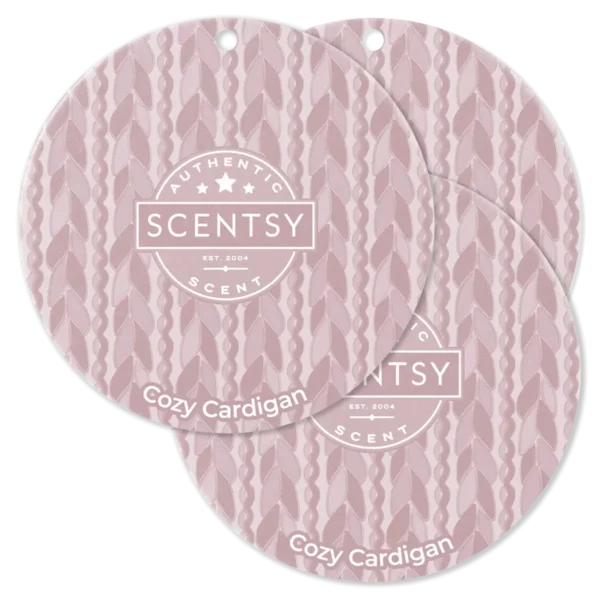 Cozy Cardigan Scentsy Scent Circle 3 Pack Bundle