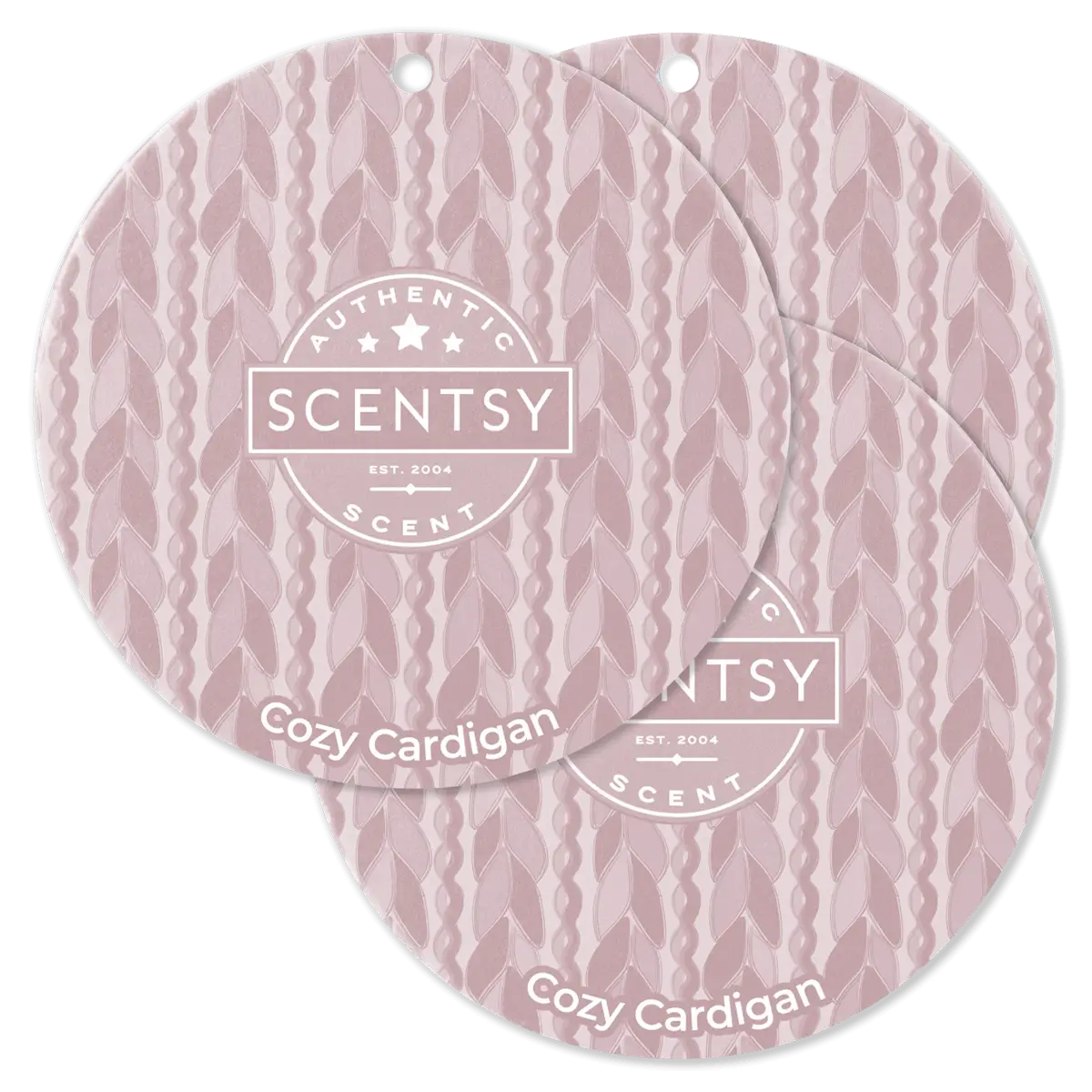 Cozy Cardigan Scentsy Scent Circle 3 Pack Bundle