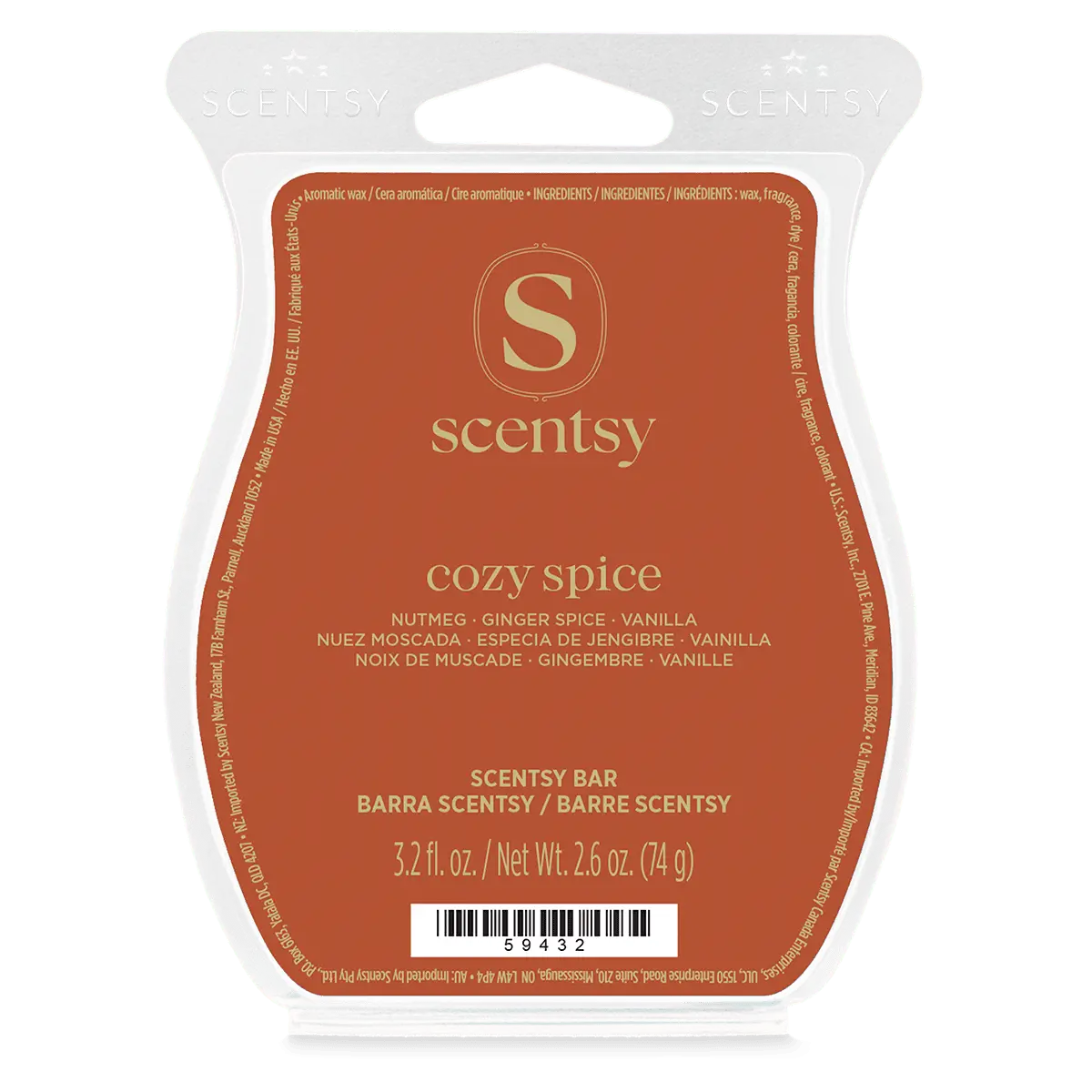 Cozy Spice - Scentsy Bar 2 (1) Bourbon Scentsy Bar - October 2026 BBMB
