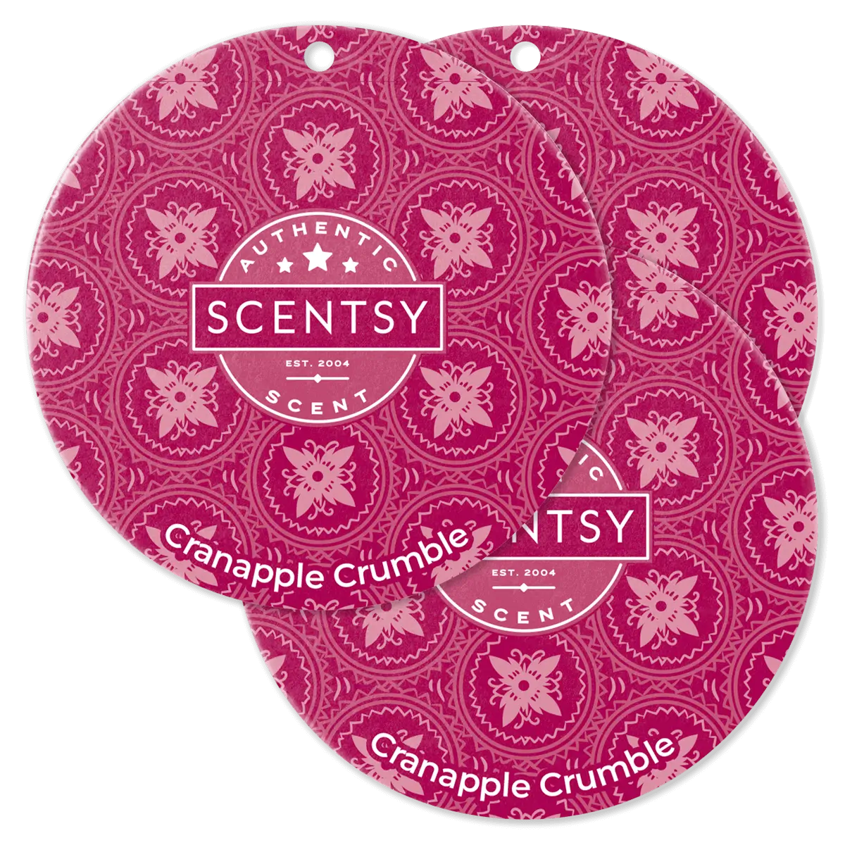 Cranapple Crumble Scentsy Scent Circle 3 Pack Bundle
