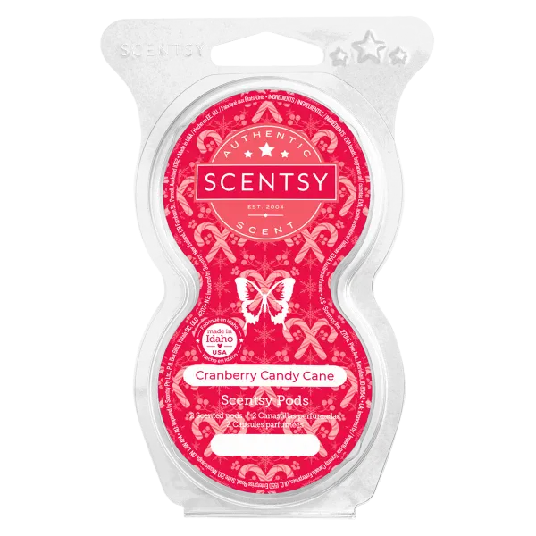 Cranberry Candy Cane Scentsy Pods | Holiday 2023