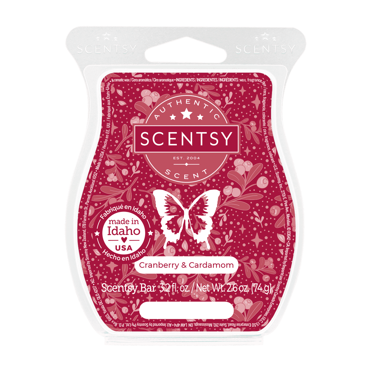 Cranberry & Cardamom Scentsy Bar Fall 2024 Catalog