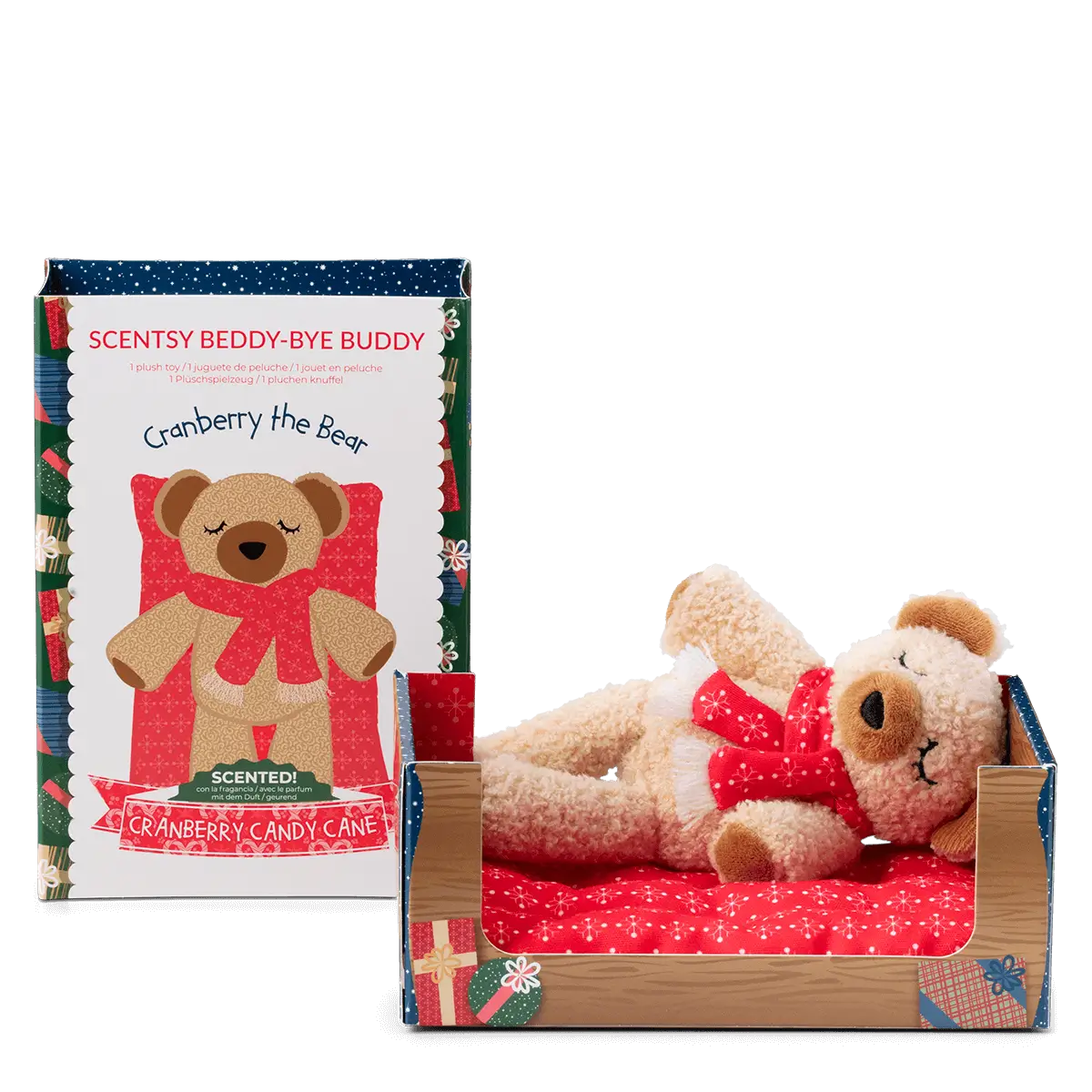 Cranberry the Bear Beddy Bye Bye Scentsy Buddy