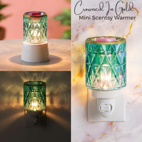 Crowned in Gold Mini Scentsy Warmer