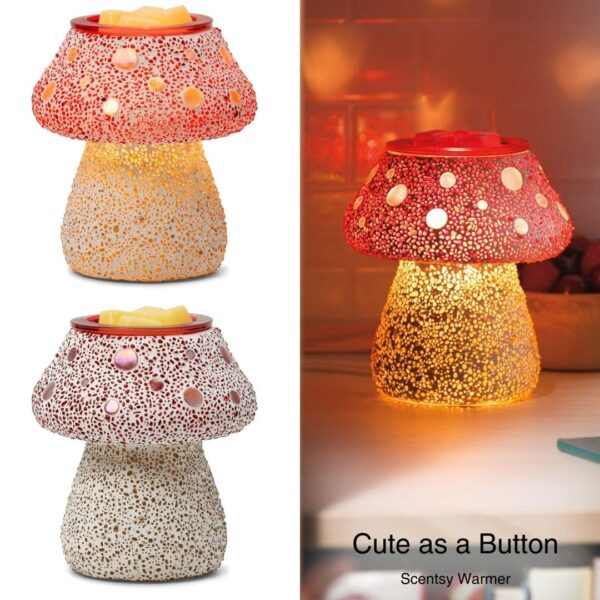 Cute as a Button Mushroom Scentsy Warmer