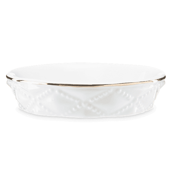 Diamond Milk Glass Scentsy Warmer  - Dish only