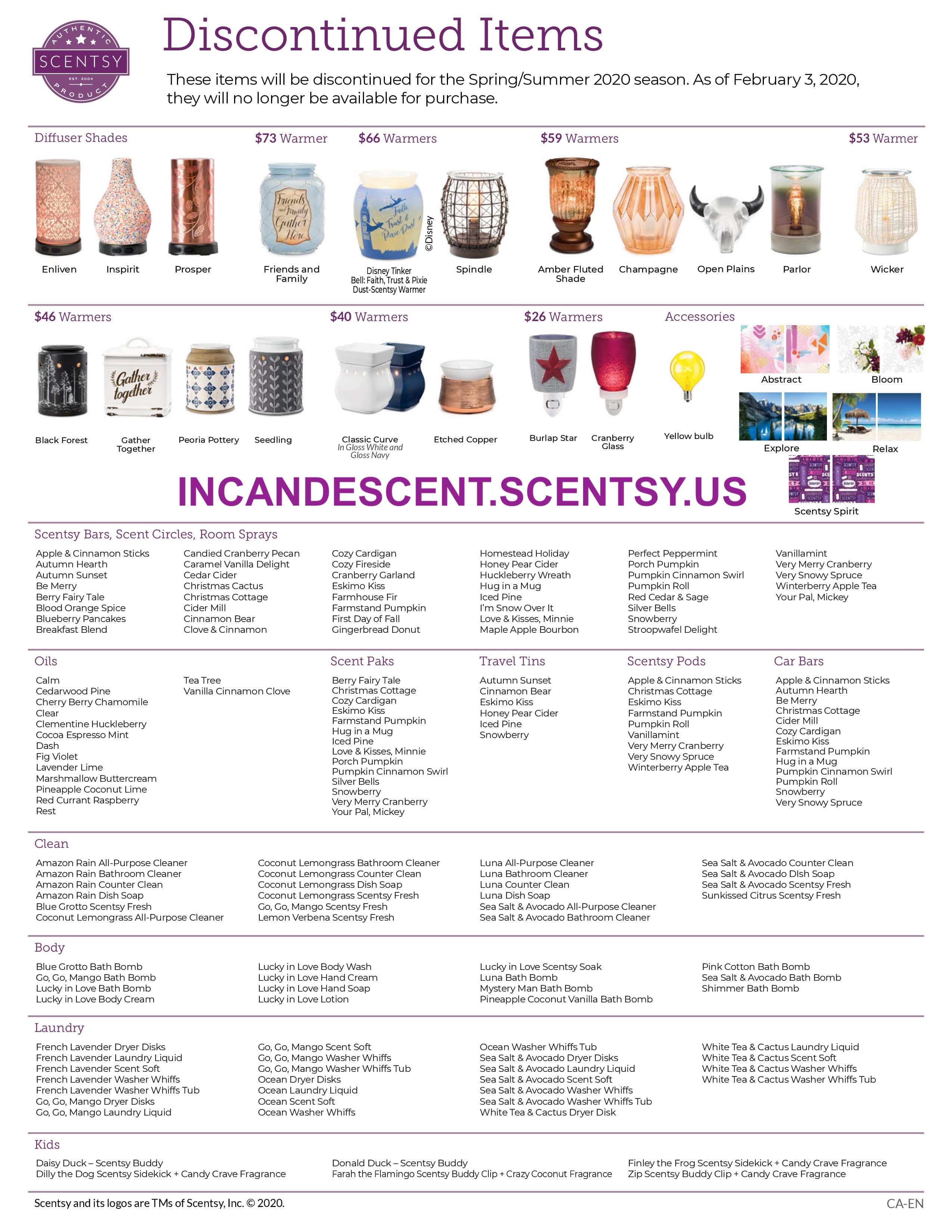 DISCONTINUED Scentsy® Buy Online Scentsy Warmers & Scents