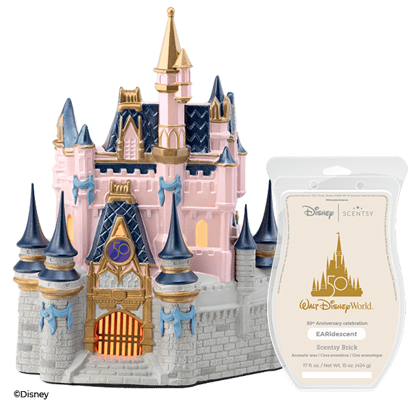 Disney Cinderella 50th Anniversary Castle Warmer Scentsy 05