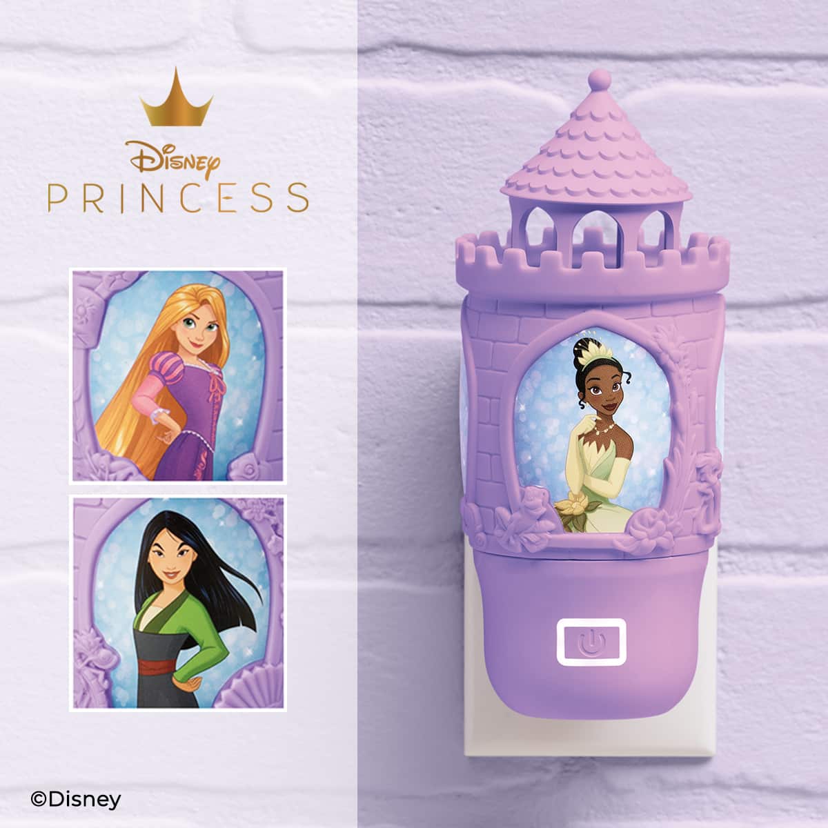 Disney Princess Wall Fan Diffuser Purple