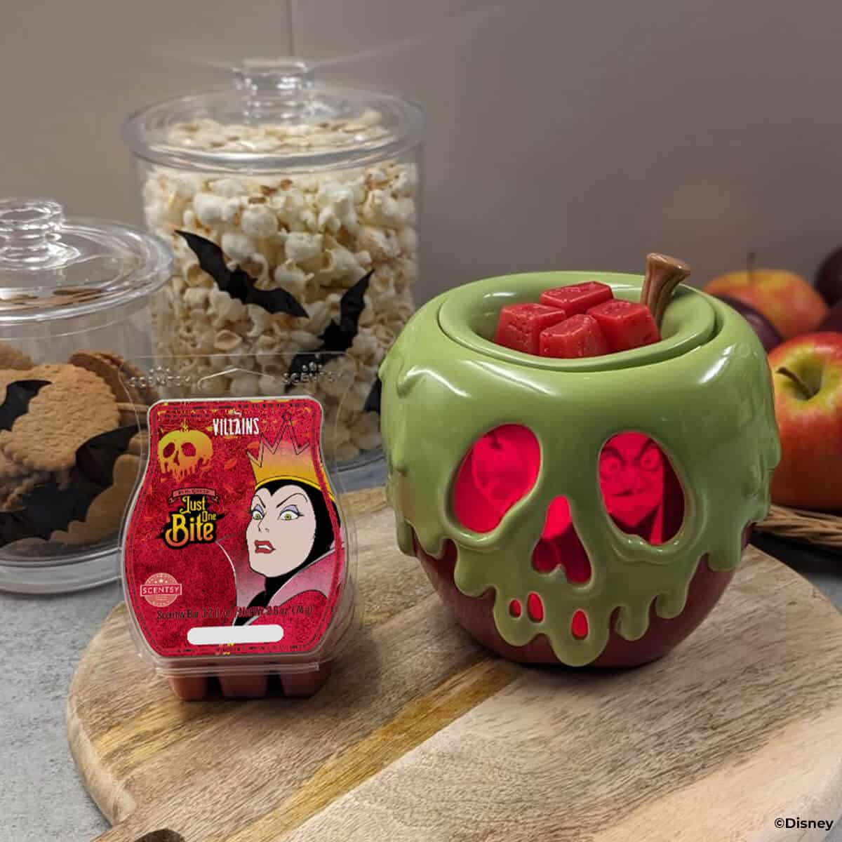 Just One Bite Poison Apple Scentsy Warmer | Disney Villains