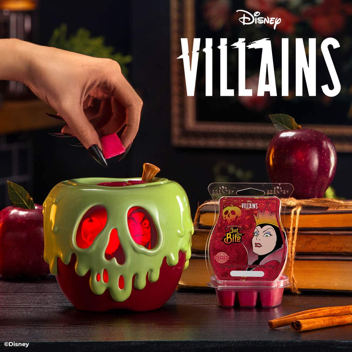 Just One Bite Poison Apple Scentsy Warmer | Disney Villains