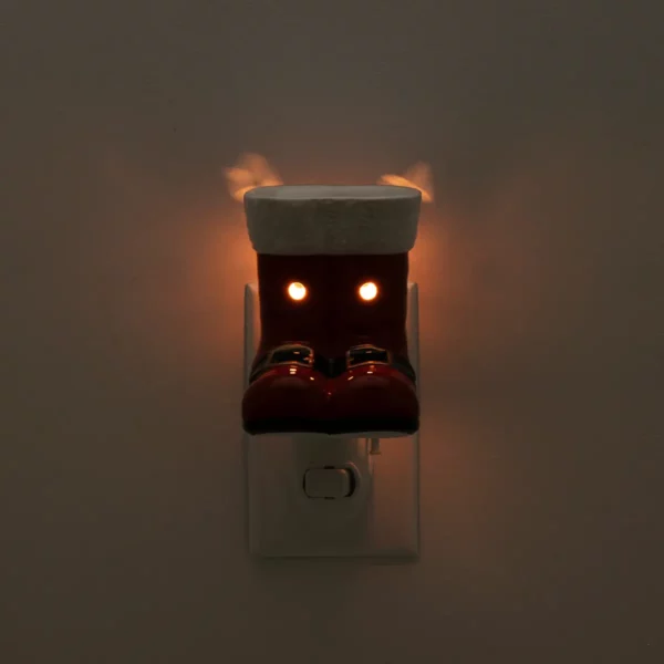 Down the Chimney Santa Boots Mini Scentsy Warmer