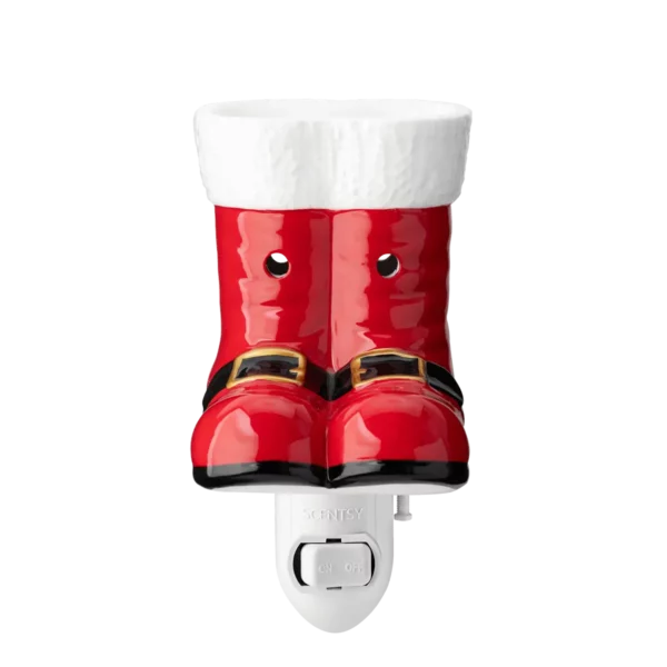 Down the Chimney Santa Boots Mini Scentsy Warmer