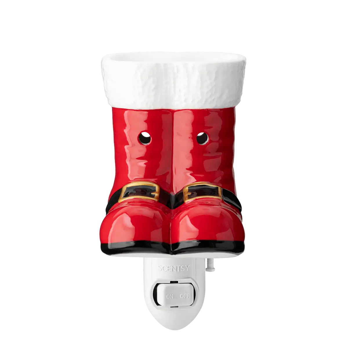 Down the Chimney Santa Boots Mini Scentsy Warmer