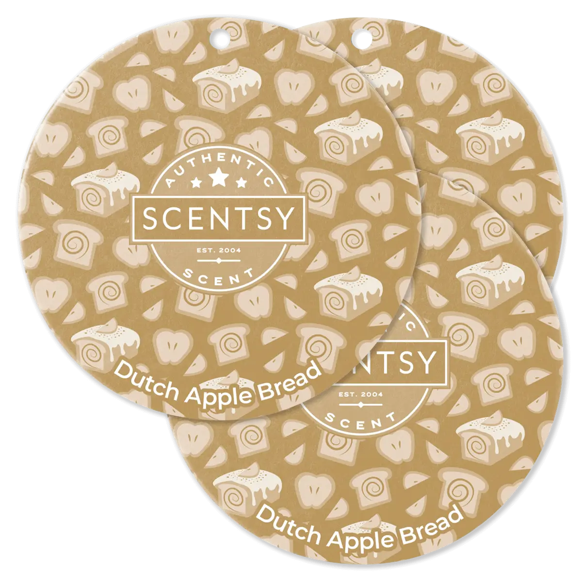 Dutch Apple Bread Scentsy Scent Circle 3 Pack Bundle