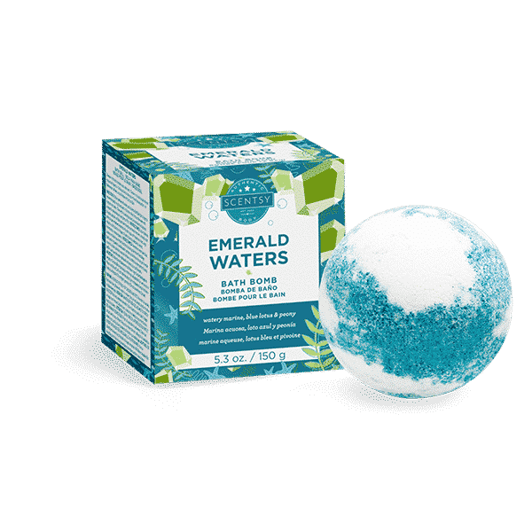 EMERALD WATERS SCENTSY BATH BOMB