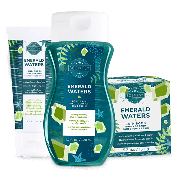 EMERALD WATERS SCENTSY BODY SPA BUNDLE