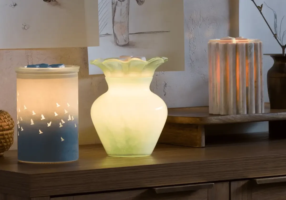 Earth Cozy Natural Amalfi Limone Scentsy Warmer- Italian Summer