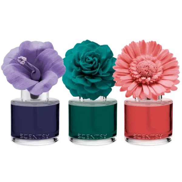 Epcot Flowers Happiness Blooms 3 Scentsy Fragrance Flower Bundle