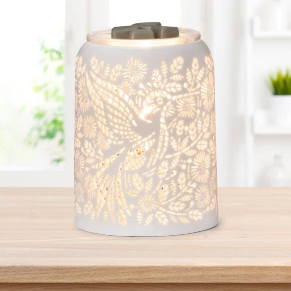 Etched Hummingbird Scentsy Warmer